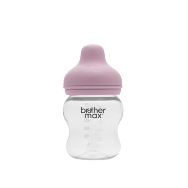 BROTHER MAX – EXTRA-WIDE NECK FEEDING BOTTLE 160ml/5oz – PINK