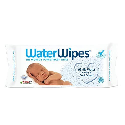 WATERWIPES – BIODEGRADABLE ORIGINAL BABY WIPES 60 WIPE (SLG PK)
