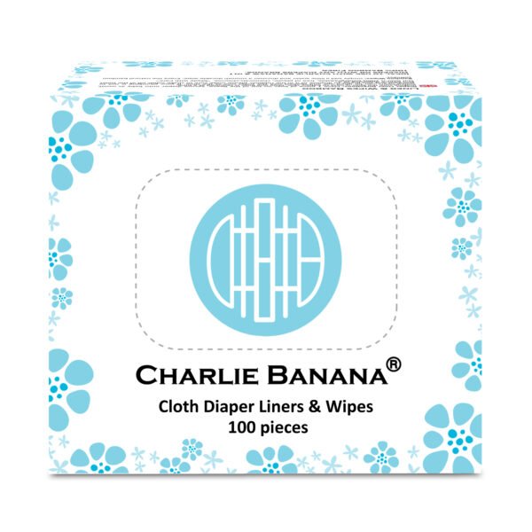 CHARLIE BANANA – 100 CLOTH DIAPER LINERS & Wipes