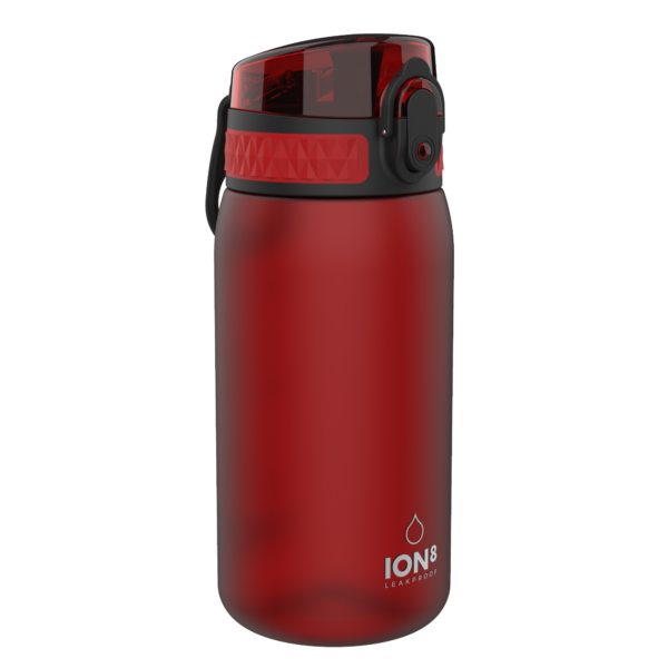 ION8 – LEAK PROOF KIDS’ WATER BOTTLE – BPA FREE – RED – 400ml