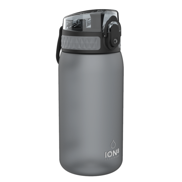 ION8 – LEAK PROOF KIDS’ WATER BOTTLE – BPA FREE – GREY – 400ml