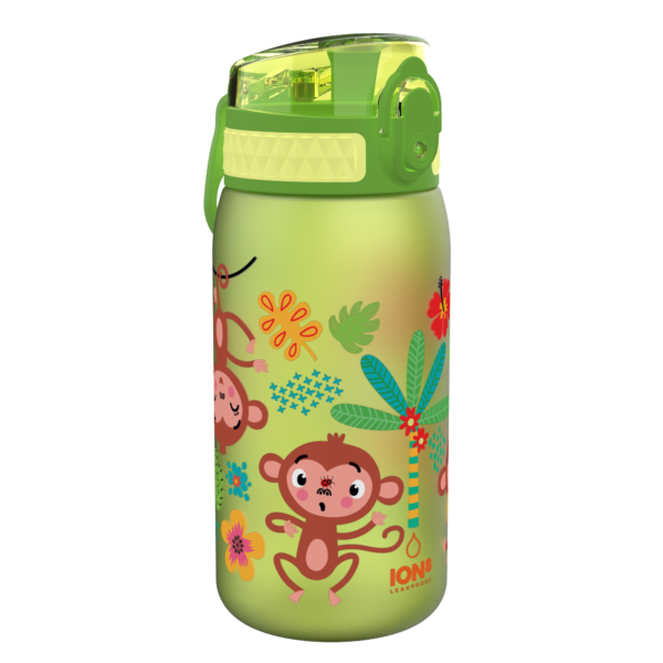 ION8 – LEAK PROOF KIDS’ WATER BOTTLE – BPA FREE – MONKEYS – 400ml