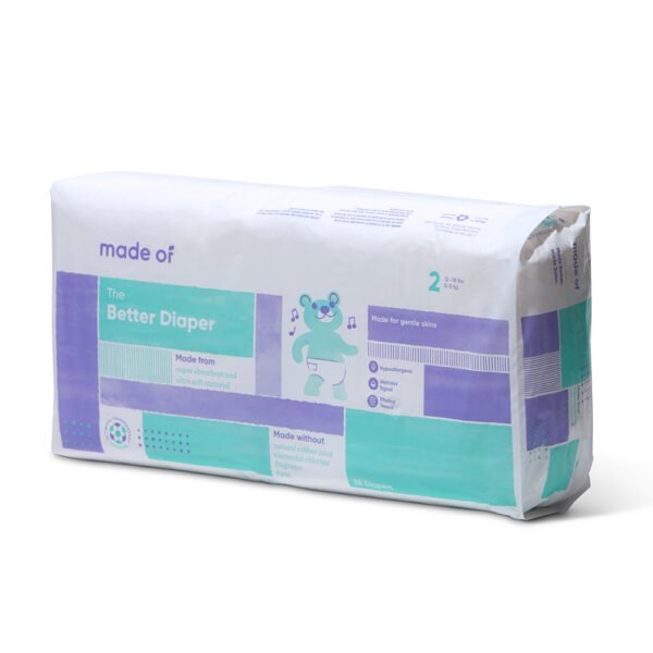 MADE OF – THE BETTER DIAPER – SIZE 2