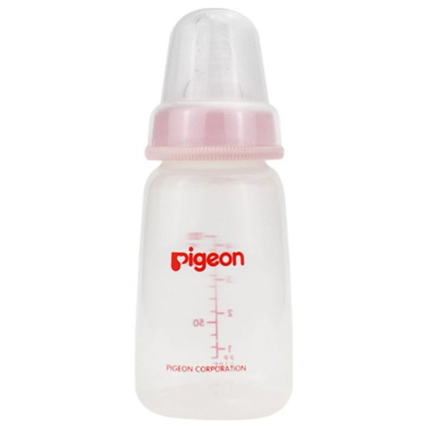 PIGEON – PLASTIC NURSING BOTTLE KP4 – 120ml – PINK