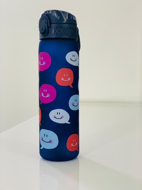 Ion8 Leak Proof Slim Water Bottle, BPA Free, Bubbles, 500 ml