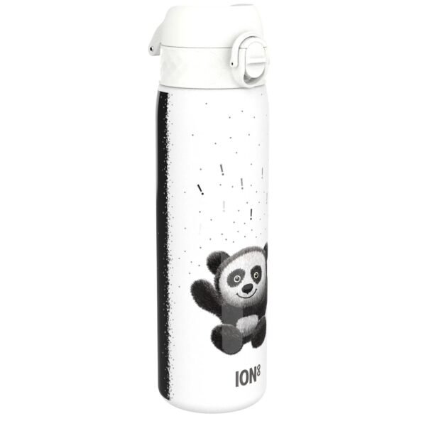 ION8 WATER BOTTLE, STAINLESS STEEL – 500ML – PANDA PEEKABO